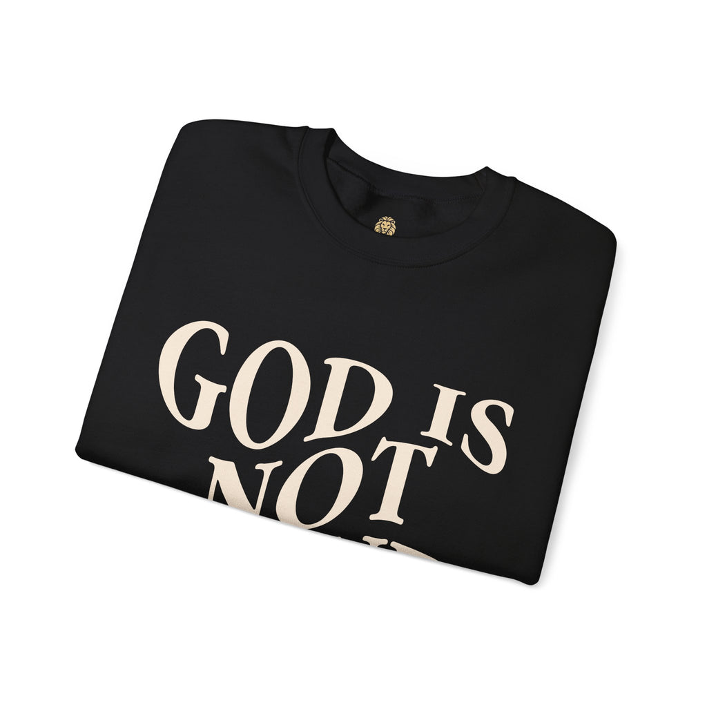 God Is Not Done Sweatshirt – Philippians 1:6 Black