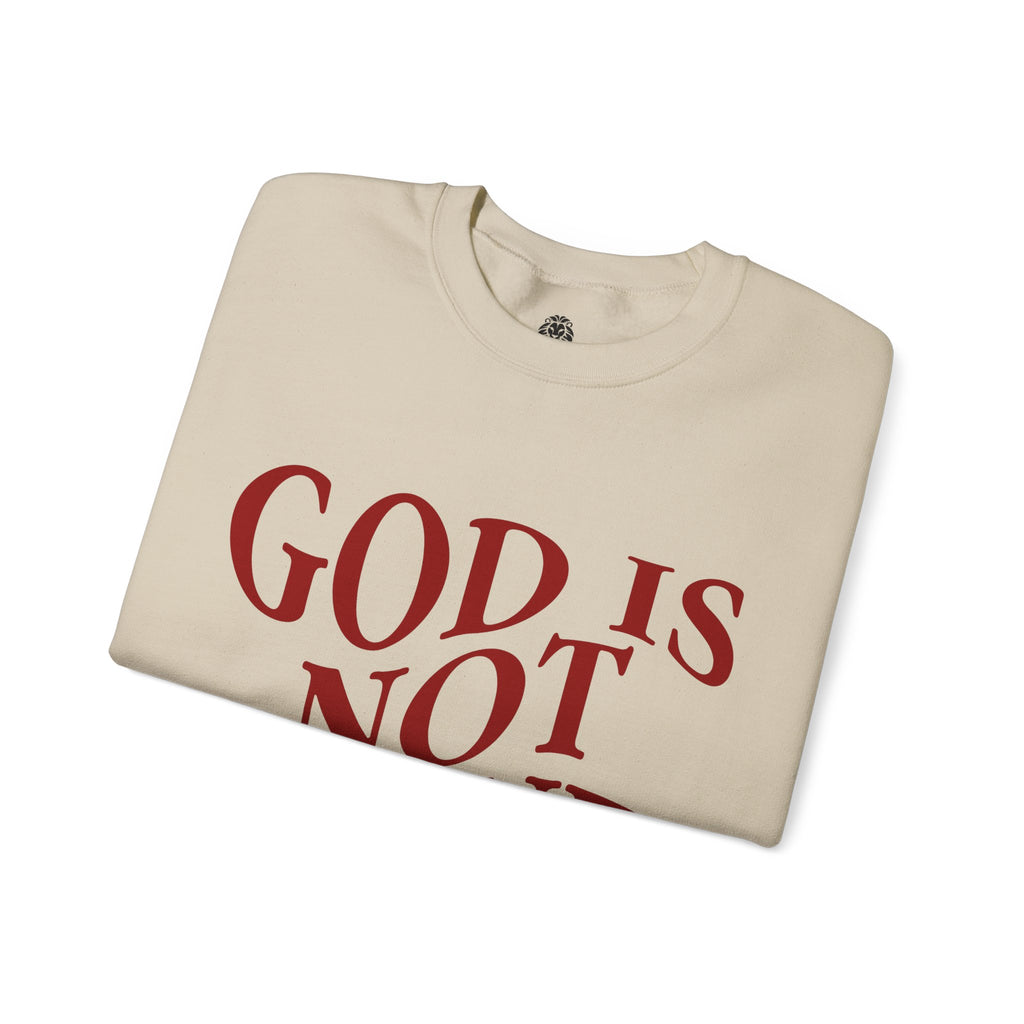 God Is Not Done Sweatshirt – Philippians 1:6 (Sand)