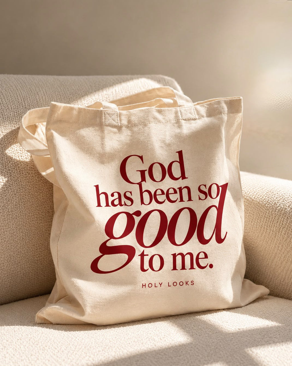 TOTE BAG HOLY LOOKS GOD HAS BEEN SO GOOD TO ME FAITH TOTE BAG
