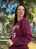 God Is Not Done Sweatshirt Maroon