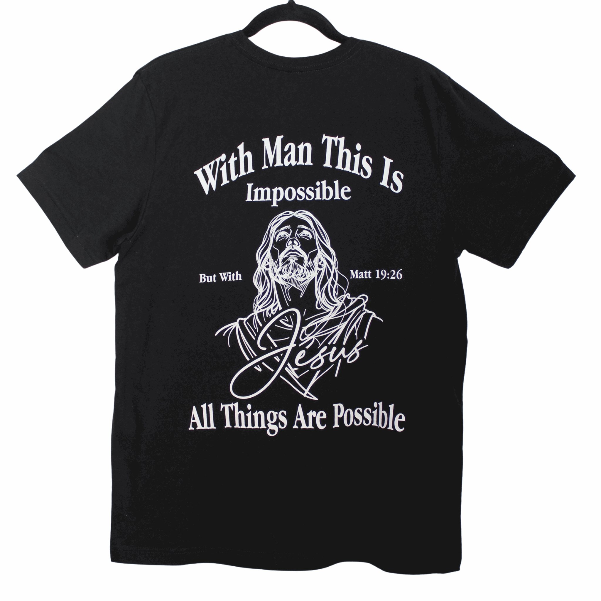 All Things Are Possible Tee – Matthew 19:26 - Holy Looks