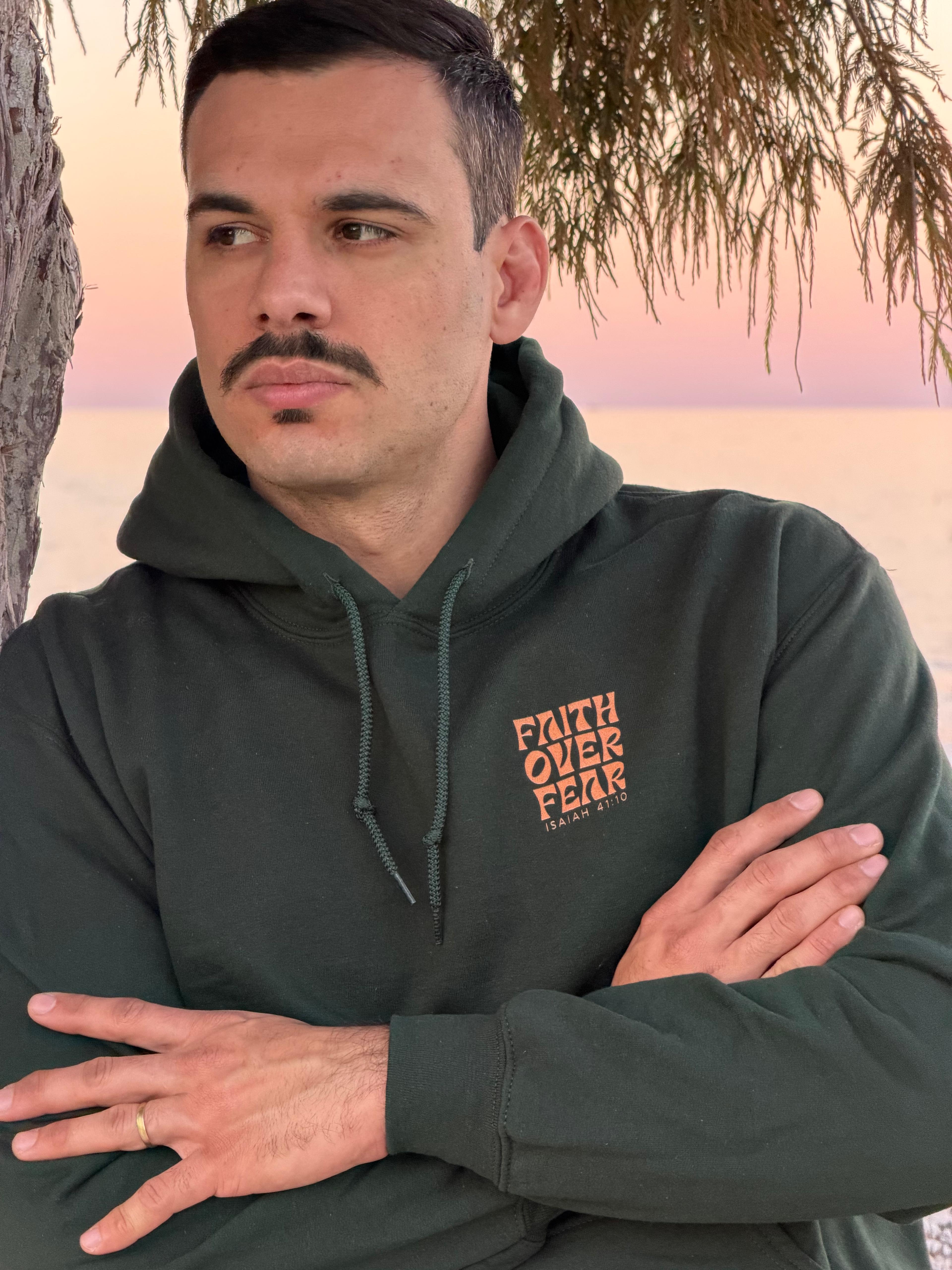 Faith Over Fear Hoodie | Bold Christian Statement - Holy Looks