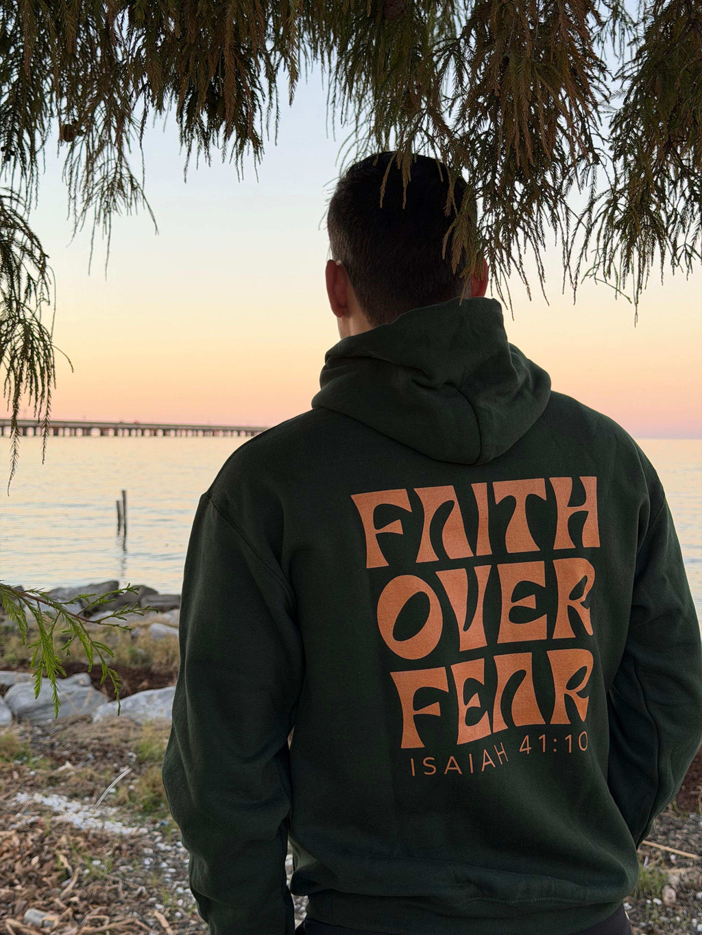 Faith Over Fear Hoodie | Bold Christian Statement - Holy Looks
