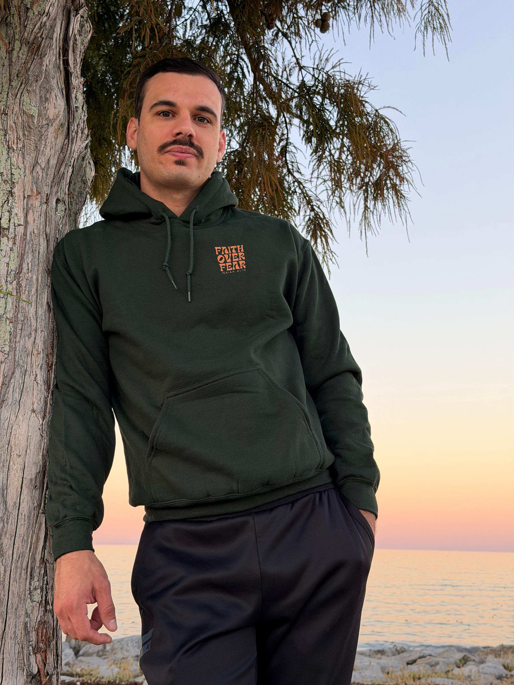 Faith Over Fear Hoodie | Bold Christian Statement - Holy Looks