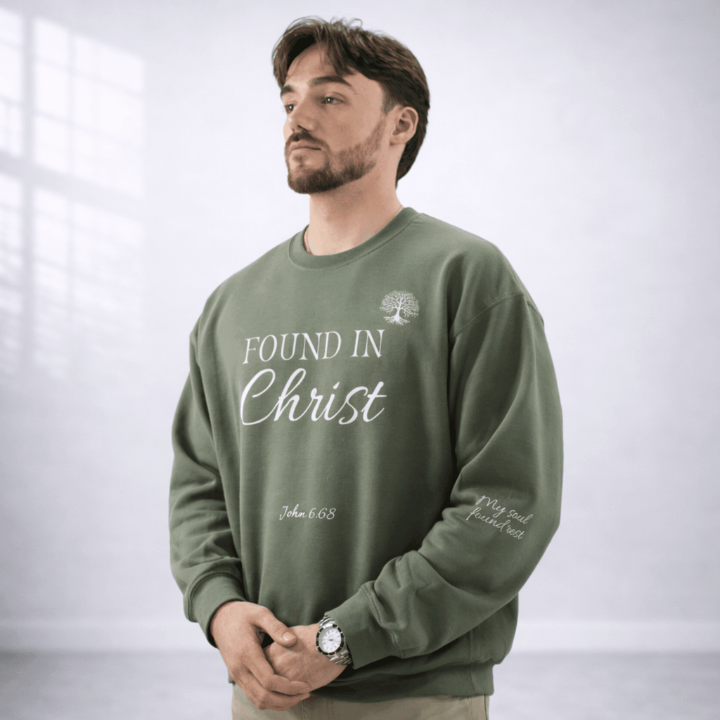 FOUND IN CHRIST™ Sweatshirt - Holy Looks