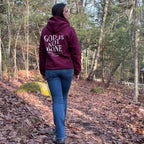 God Is Not Done Hoodie Maroon - Holy Looks