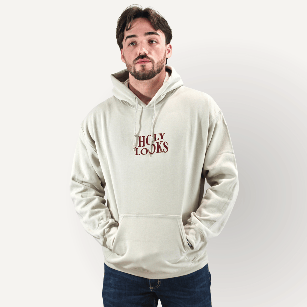 God Is Not Done Hoodie – Philippians 1:6 Sand - Holy Looks