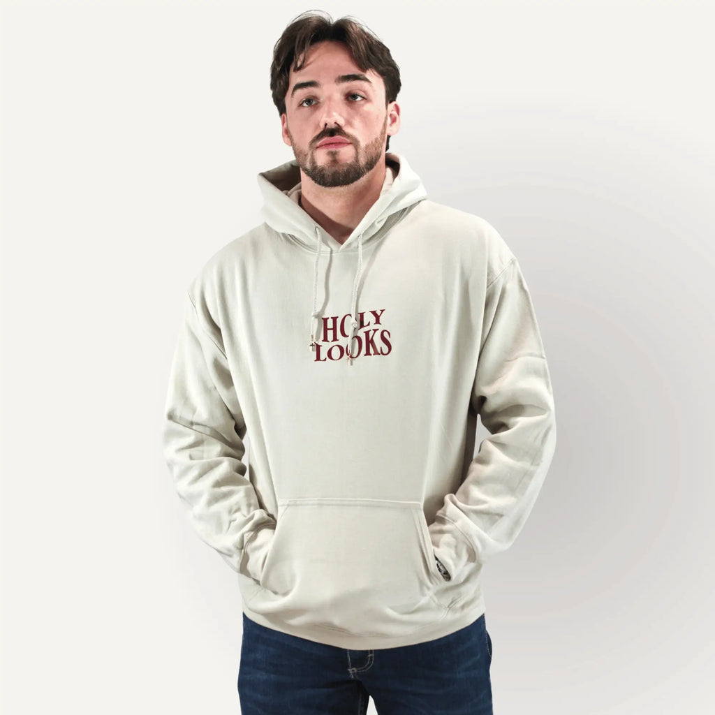 God Is Not Done Hoodie – Philippians 1:6 Sand - Holy Looks