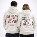 God Is Not Done Hoodie Sand - Holy Looks