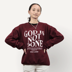 God Is Not Done Sweatshirt – Philippians 1:6 Maroon - Holy Looks
