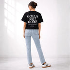 God Is Not Done Tee Black - Holy Looks