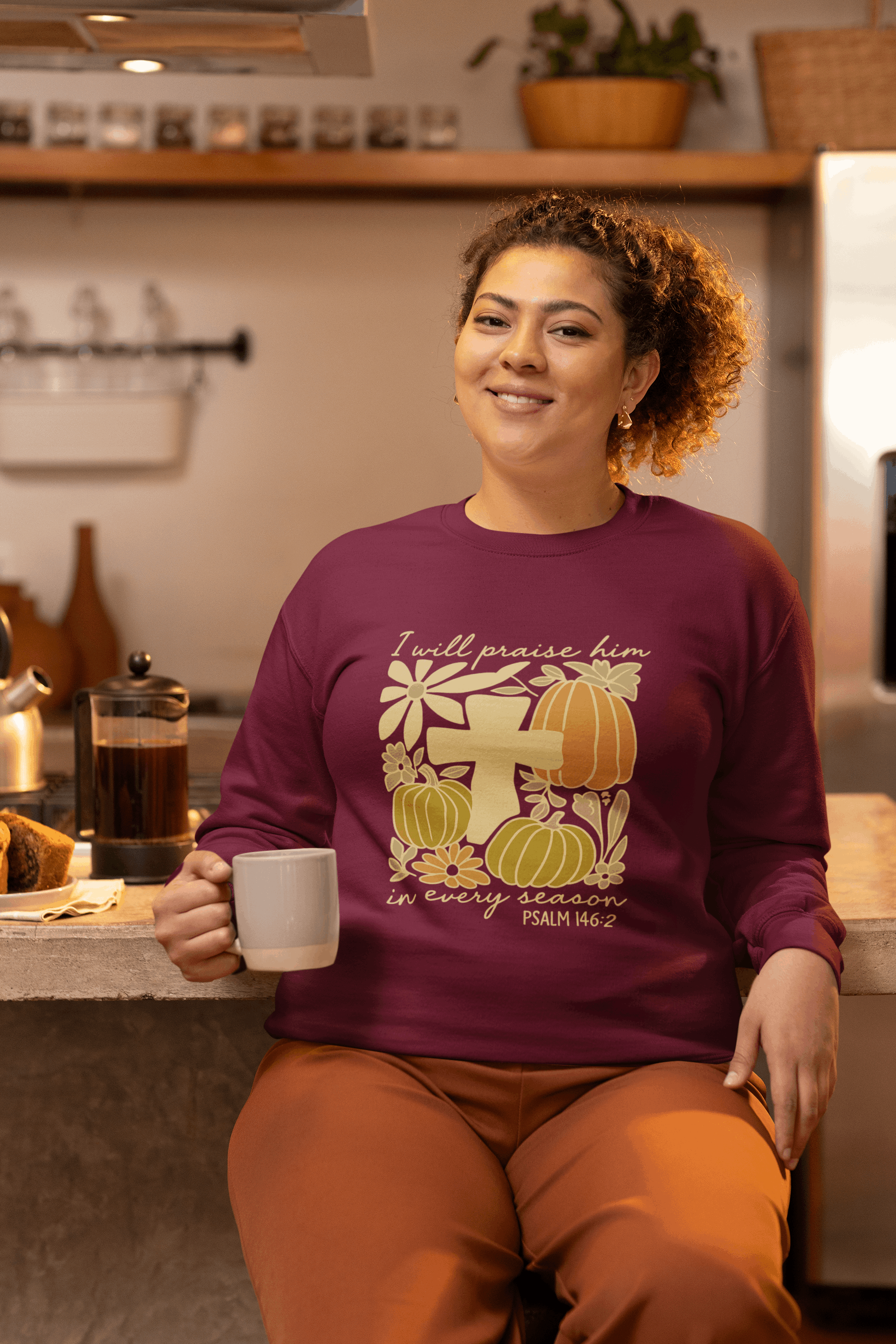 I Will Praise Him – Psalm 146:2 Sweatshirt - Holy Looks