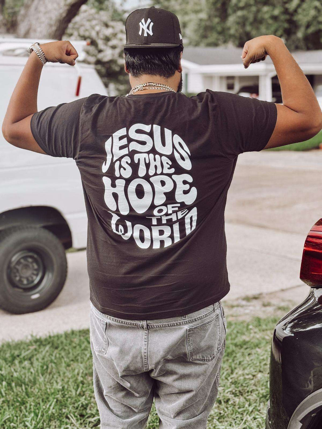 Jesus Is the Hope of the World Tee – John 8:12 - Holy Looks
