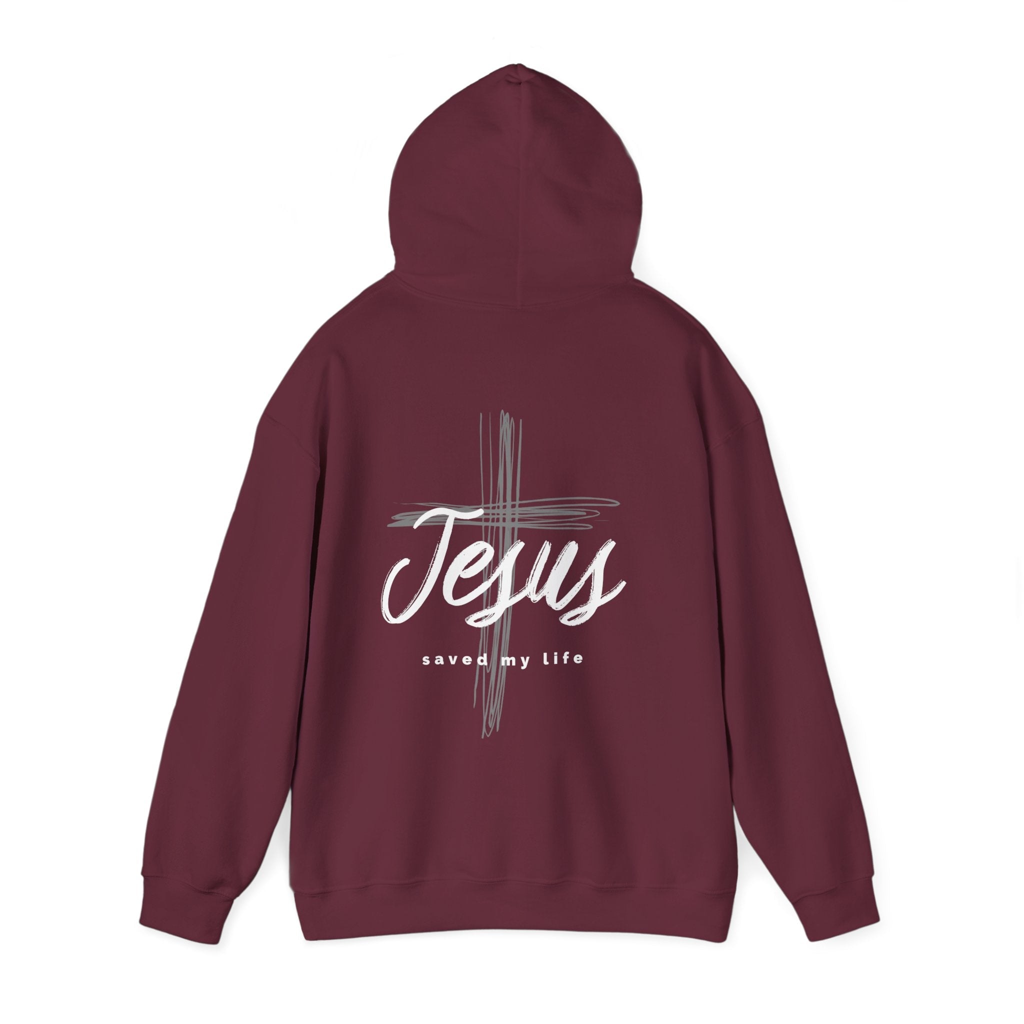 Jesus Saved My Life Hoodie – Bold Christian Statement - Holy Looks
