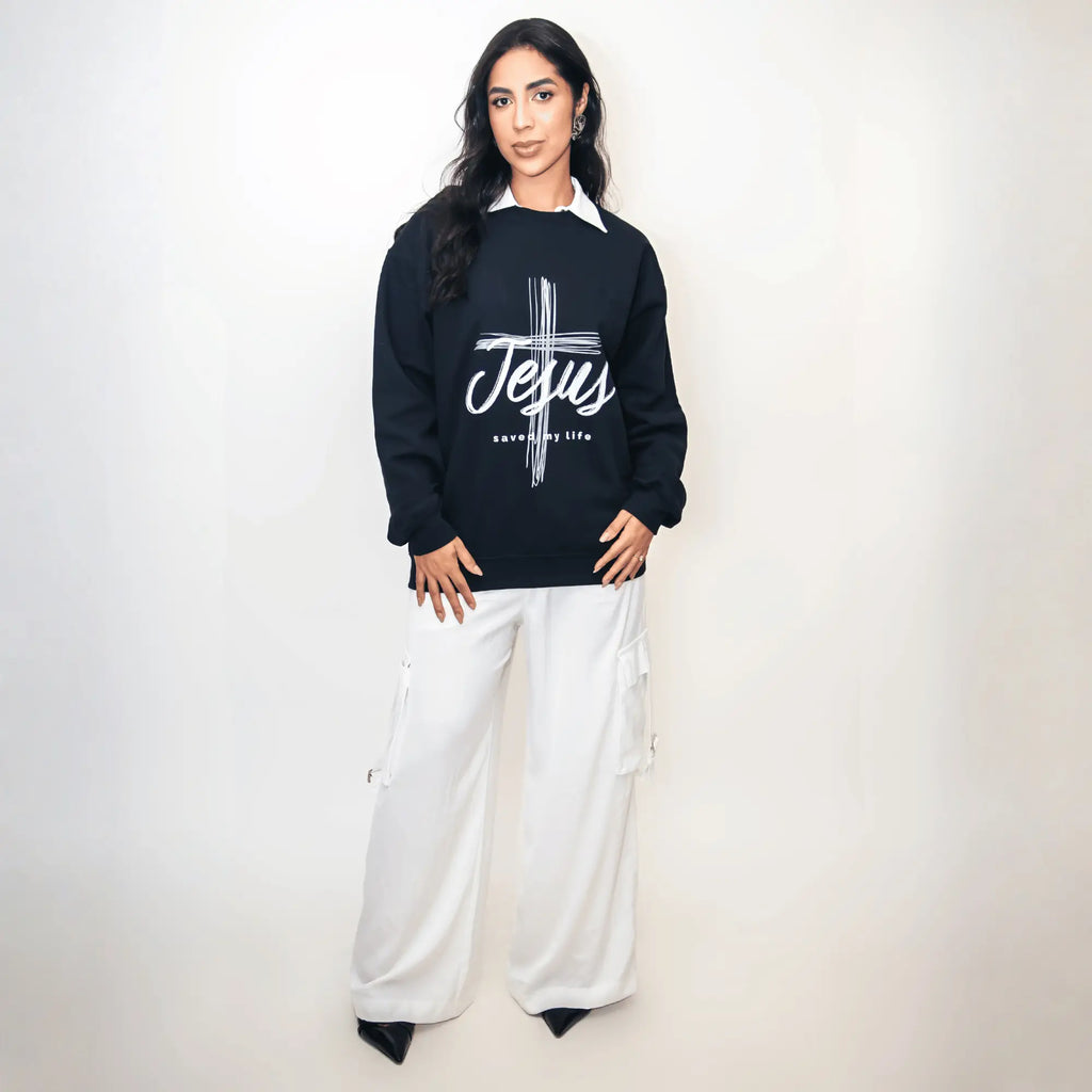 Jesus Saved My Life Sweatshirt - Holy Looks