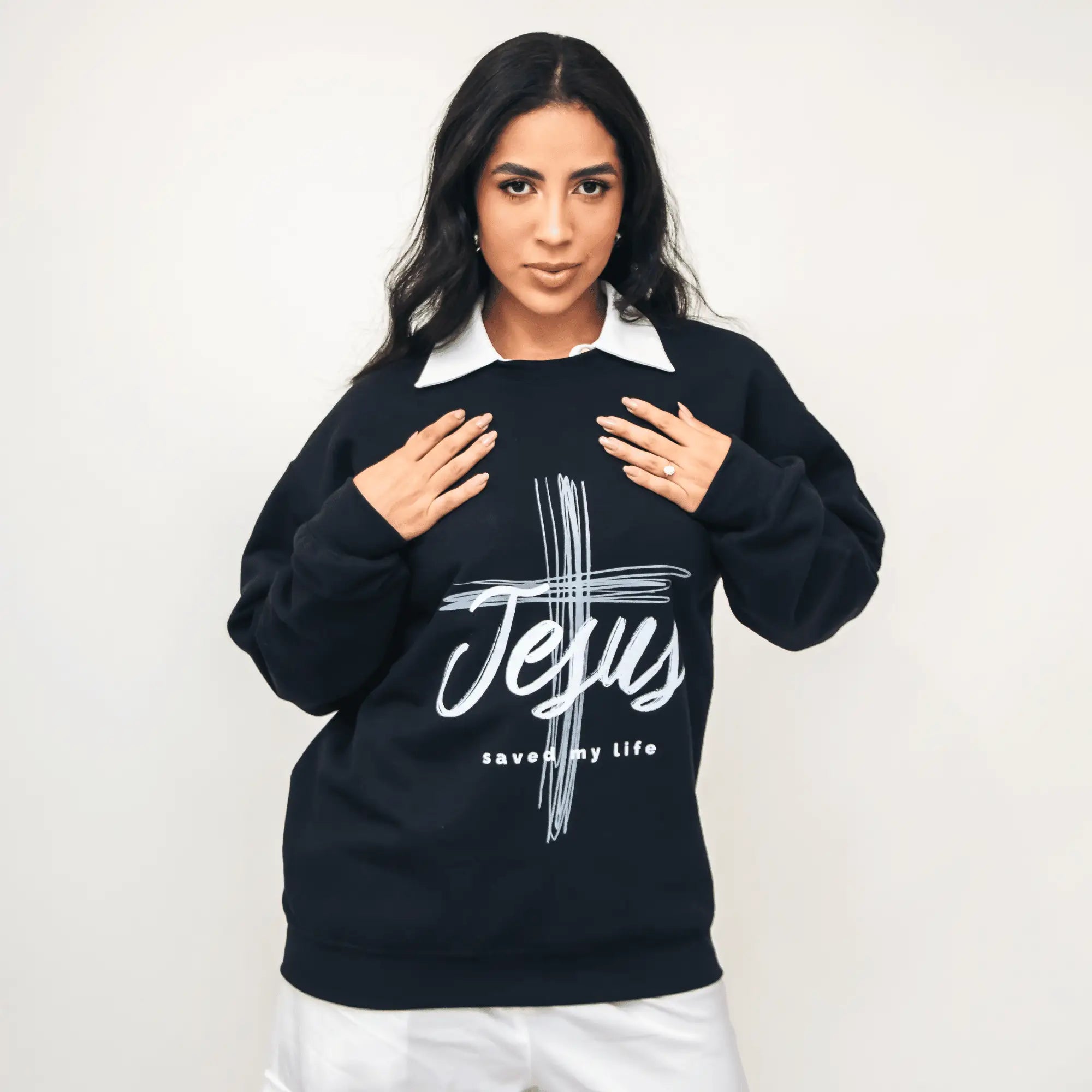 Jesus Saved My Life Sweatshirt - Holy Looks