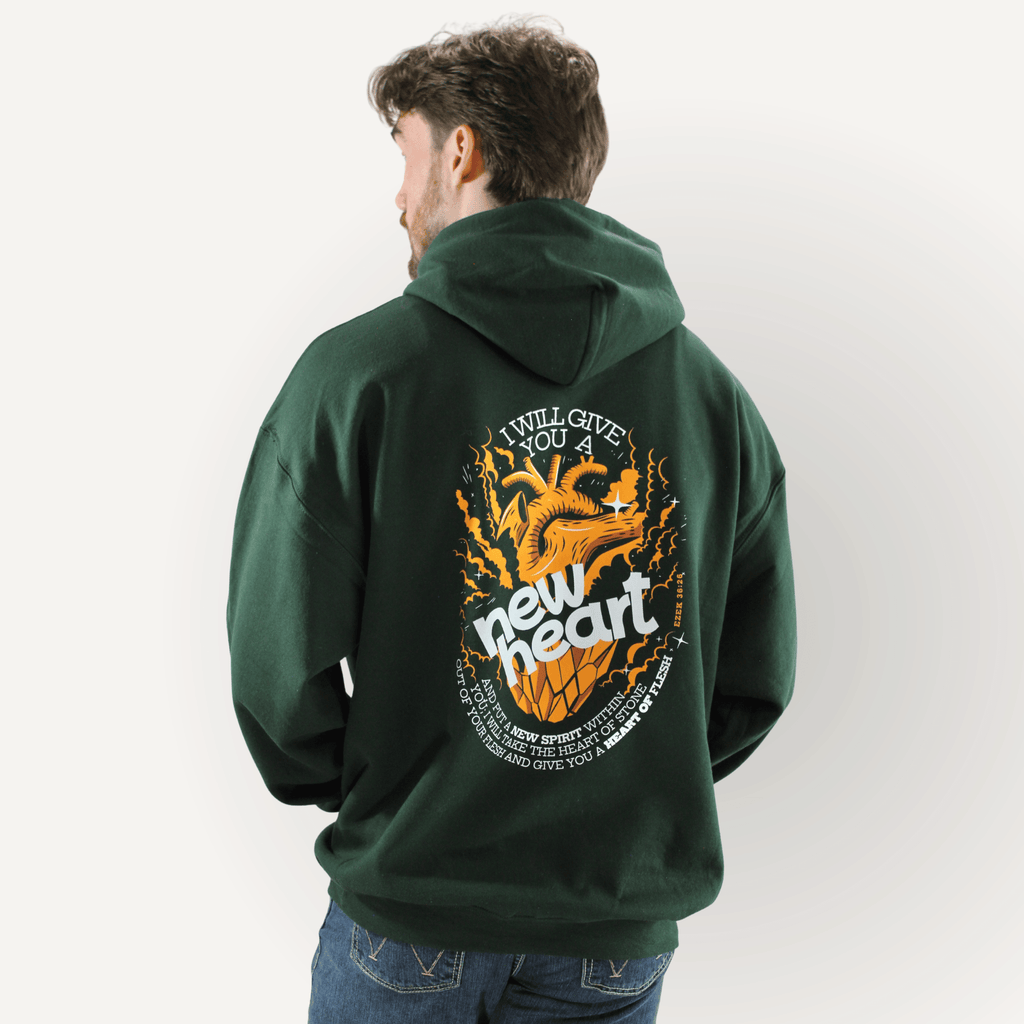 New Heart & Spirit Hoodie – Ezek 36:26 - Holy Looks