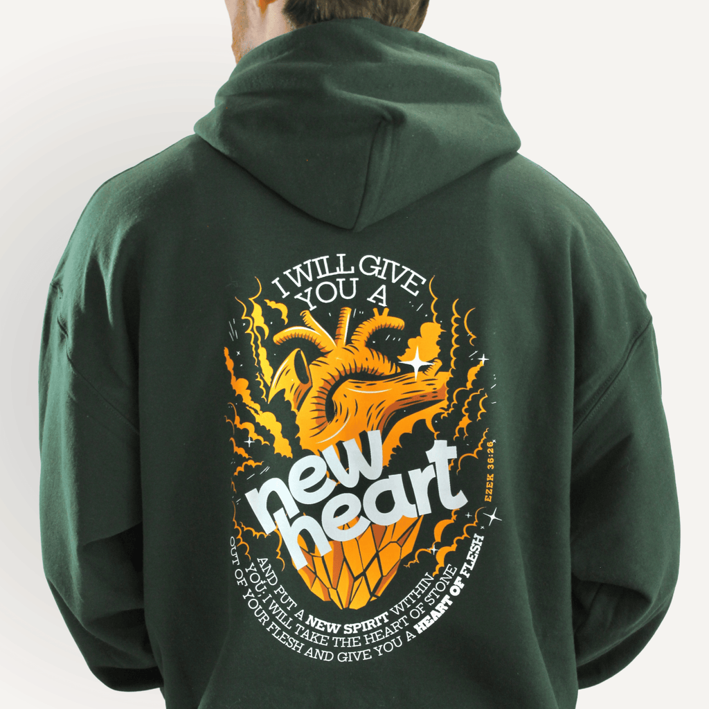 New Heart & Spirit Hoodie – Ezek 36:26 - Holy Looks