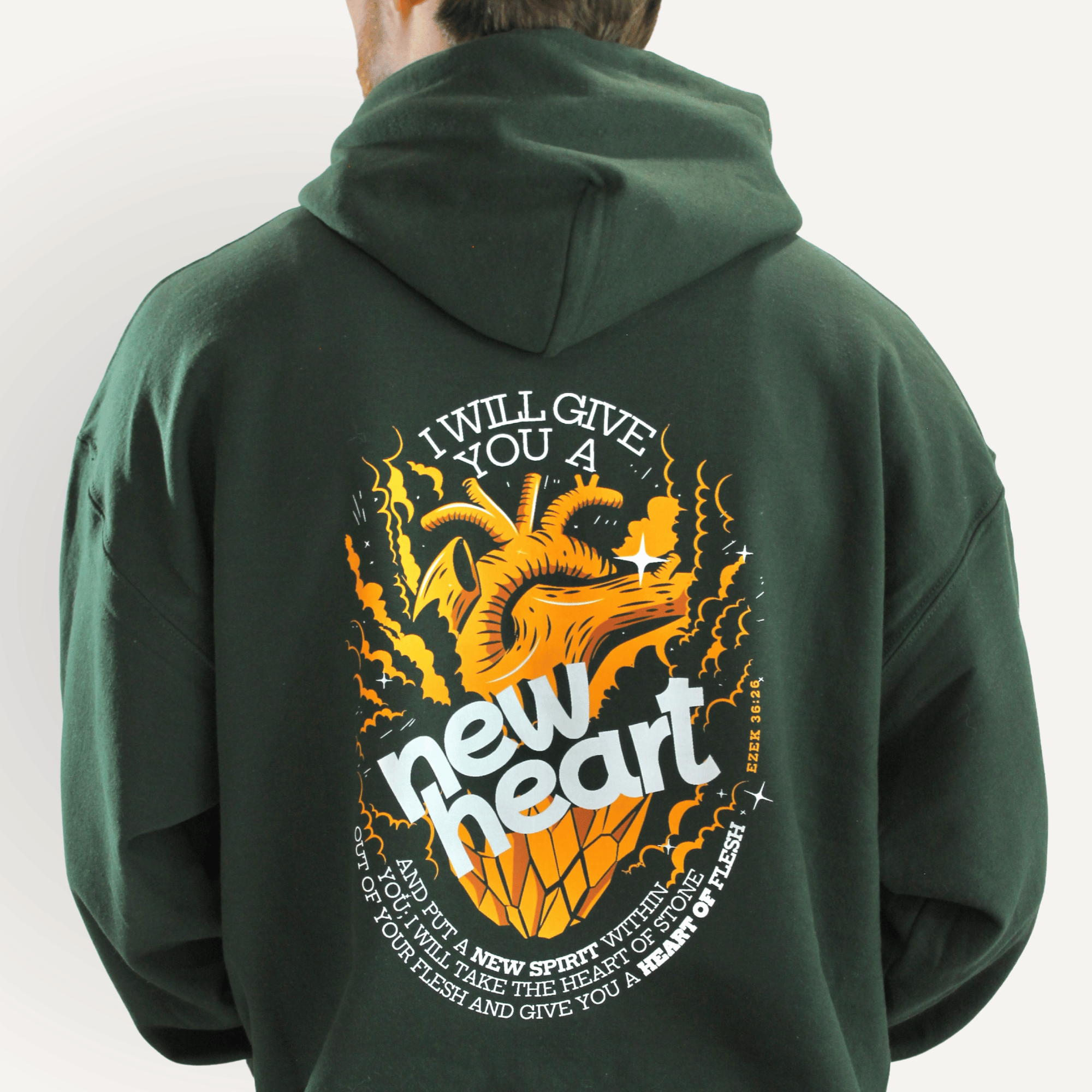 New Heart & Spirit Hoodie – Ezek 36:26 - Holy Looks