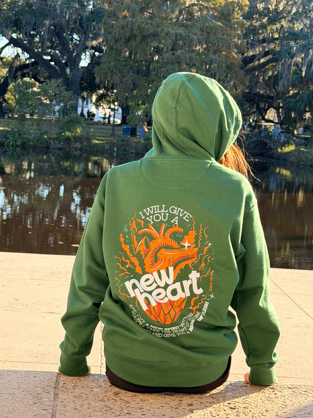 New Heart & Spirit Hoodie – Ezekiel 36:26 Christian Hoodie - Holy Looks