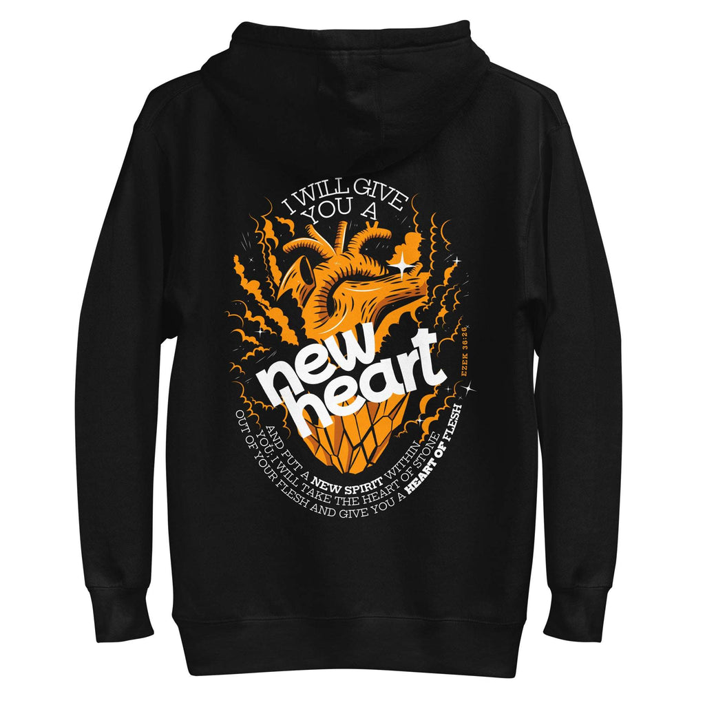 New Heart & Spirit Hoodie – Ezekiel 36:26 Christian Hoodie - Holy Looks
