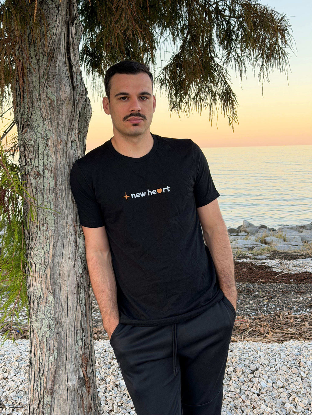 New Heart & Spirit Tee – Ezekiel 36:26 Christian Shirt - Holy Looks