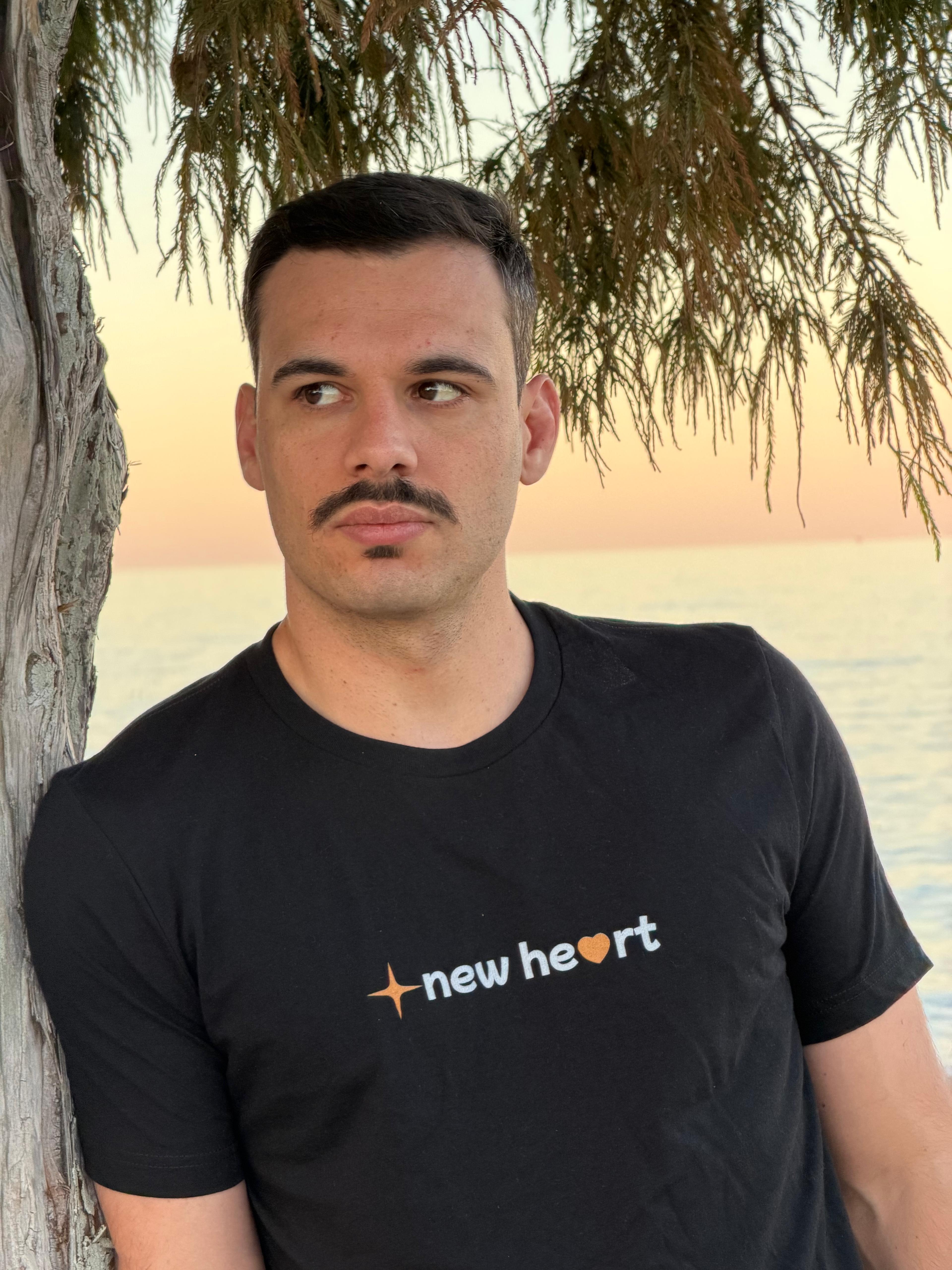 New Heart & Spirit Tee – Ezekiel 36:26 Christian Shirt - Holy Looks