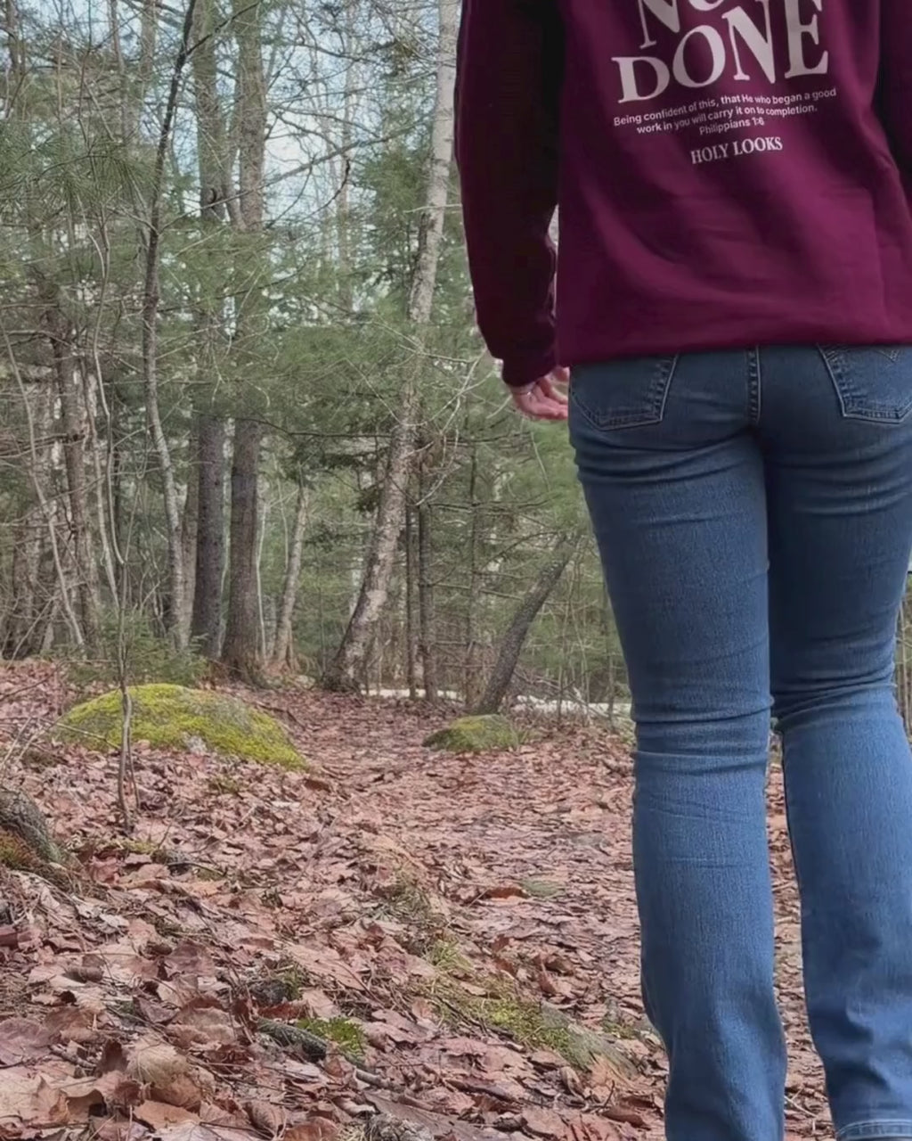 God Is Not Done Hoodie Maroon