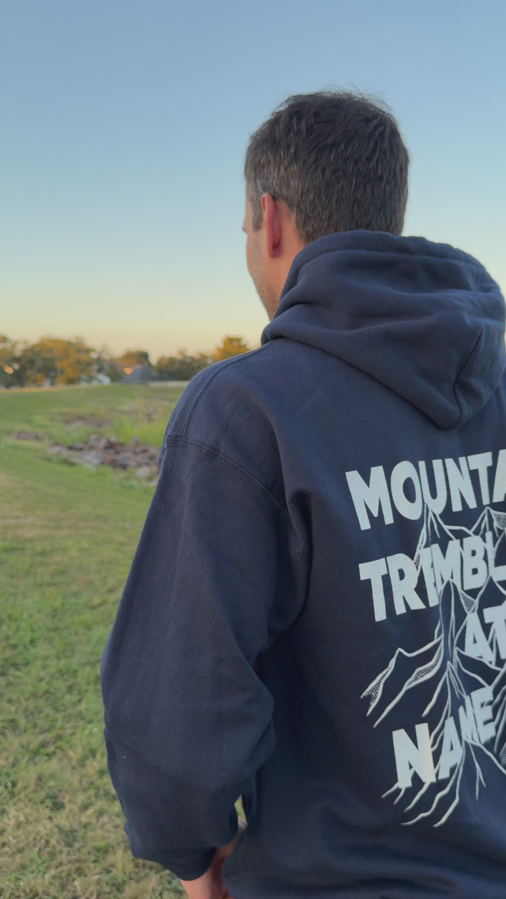 Mountains Tremble at His Name Hoodie