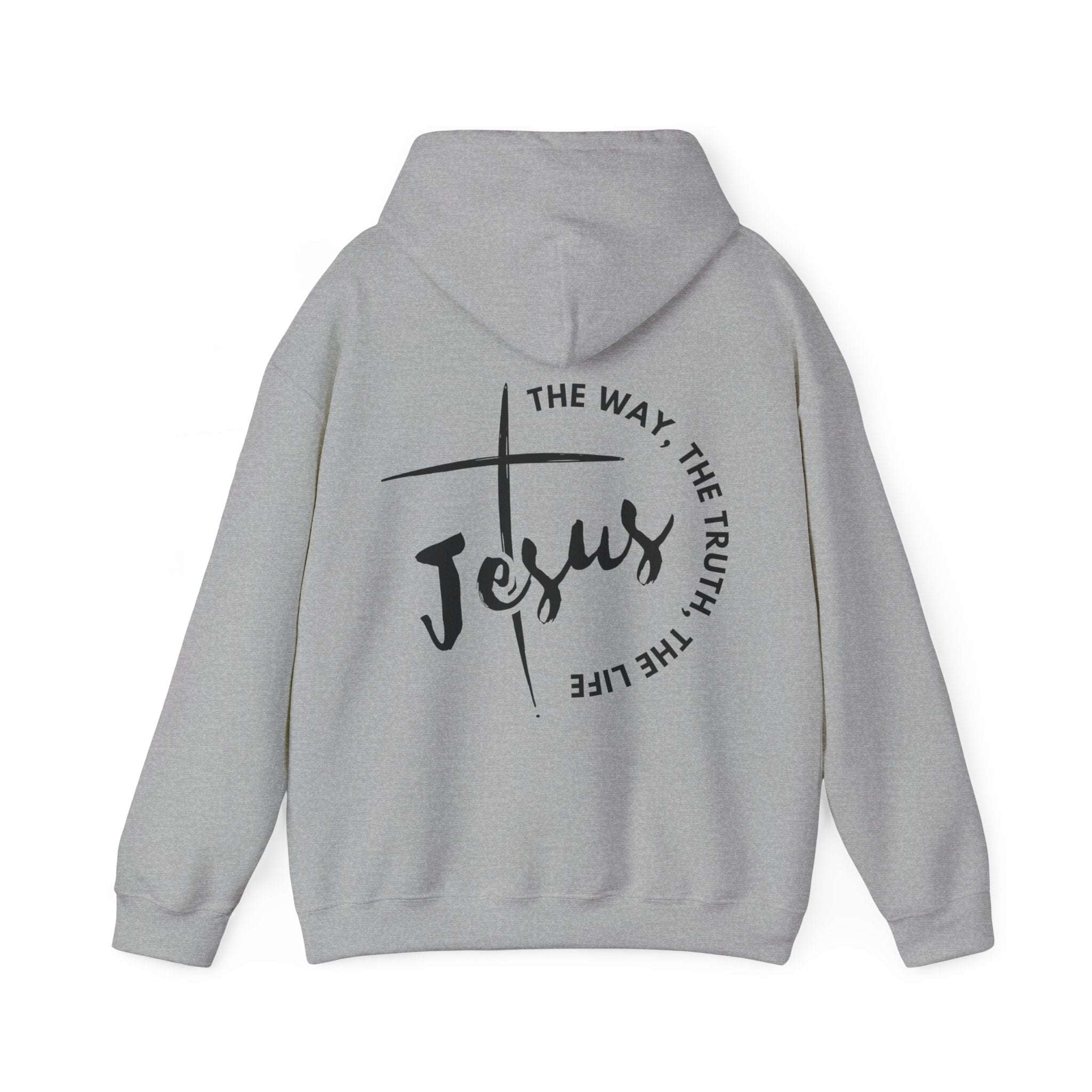 The Way Truth Life Jesus Hoodie | John 14:6 Design - Holy Looks